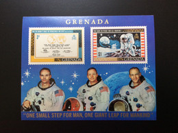 Grenade, 1969, Apollo 11, Bloc, Conquête Spatiale, Neuf ** - Nordamerika