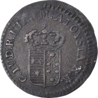 Monnaie, États Italiens, Charles-Louis De Bourbon, Quattrino, 1806, TB, Cuivre - Napoleonische