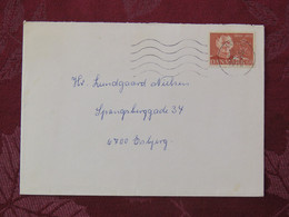 Denmark 1972 Cover From Lemvig To Esbjerg - King Frederik IX - Covers & Documents