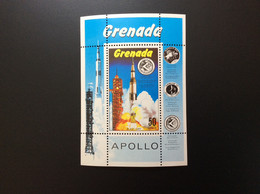 Grenade, Apollo, Bloc, Conquête Spatiale, Neuf ** - América Del Norte