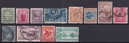 NEW ZEALAND - 1903 - YVERT N°112/113+115/124 OBLITERES - COTE = 125 EUR. - - Used Stamps