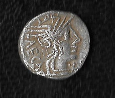 PERIODO  REPUBLICA FAMILIA PORCIA AÑO 125 A.C. DENARIO - Republic (280 BC To 27 BC)