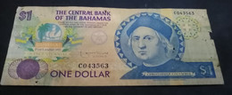 Bahamas . 1 Dollar (Quincentennial Of First Landfall Of Columbus) 1992 - Bahamas