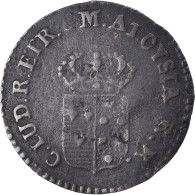 Monnaie, États Italiens, Charles-Louis De Bourbon, Quattrino, 1806, TB+, Cuivre - Napoleonische