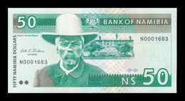 Namibia 50 Dollars 1993 Pick 2 Low Serial T.683 SC UNC - Namibië