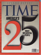 America's 25 Most Influential People TIME Magazine June 17 1996 - Vol 147, No 25 - Russia Yeltsin - World's Oldest Wine - Other & Unclassified