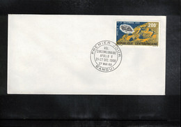 Central African Republic 1969 Space / Raumfahrt / L'espace Apollo 8 FDC - Afrika