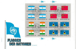 GG - Enveloppe Avec Feuillet "drapeaux" 1987 - Oblit 1er Jour - Covers & Documents
