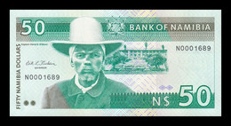 Namibia 50 Dollars 1993 Pick 2 Low Serial T.689 SC UNC - Namibia