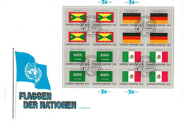 GG - Enveloppe Avec Feuillet "drapeaux" 1985 - Oblit 1er Jour - Covers & Documents