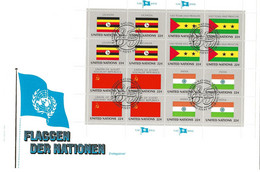 GG - Enveloppe Avec Feuillet "drapeaux" 1985 - Oblit 1er Jour - Lettres & Documents