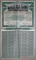 ACTION BANCO TERRITORIAL De CUBA - Credit Foncier 1911 - Bank En Verzekering