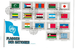 GG - Enveloppe Avec Série "drapeaux" 1987 - Oblit 1er Jour - Cartas & Documentos