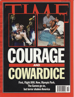 Courage And Cowardice Atlanta Olympic Park Terrorism TIME Magazine August 5 1996 - Vol 148, No 6 - Kerri Strug - Otros & Sin Clasificación