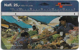 Curacao (Antilles Netherlands) - Setel - L&G - Floating Market - 706D - 06.1997, 25NAƒ, Used - Antilles (Netherlands)