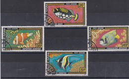 TIMBRES DE WALLIS ET FUTUNA 4 TIMBRES PA OBLITERES  Y&T N°76 A 79 - Usados