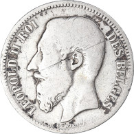 Monnaie, Belgique, Leopold II, 2 Francs, 2 Frank, 1867, Bruxelles, TB, Argent - 2 Francs