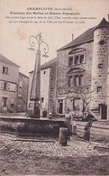 CHAMPLITTE               FONTAINE DES HALLES ET MAISON ESPAGNOLE - Champlitte