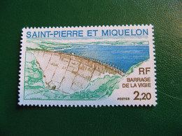 SAINT PIERRE ET MIQUELON YVERT POSTE ORDINAIRE N° 452 NEUF** LUXE  COTE 10,00 EUROS - Unused Stamps