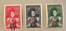 1917 War Overprinted Stamps MH Isfila 858/860 - Ongebruikt
