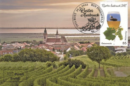 Austria 2022 - Ruster Ausbruch DAC - Golden Yellow Sweet Wine Carte Maximum - 2011-2020 Unused Stamps