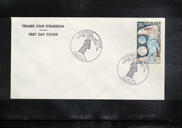 Gabon 1974 Space / Raumfahrt / L'espace 5th Anniversary Of The First Man On The Moon FDC - Africa