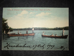 Postcard View Jaltepeque 1909 With Markings T 0.08 Cents - El Salvador