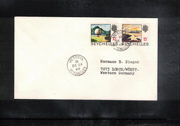 Seychelles 1969 Space / Raumfahrt / L'espace Earth Satellite Station Interesting Cover - Africa