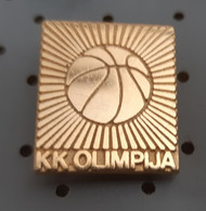 Basketball Club KK Olimpija Slovenia Vintage Pin - Basketball