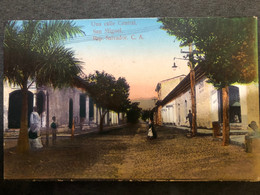 Postcard San Miguel 1915 - El Salvador