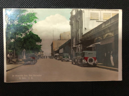 Postcard 2da Avenida Sur , San Salvador 1931 - El Salvador