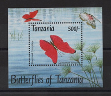 Tanzanie - BF 197 - Faune - Papillon - Cote 6€ - ** Neufs Sans Charniere - Tanzania (1964-...)
