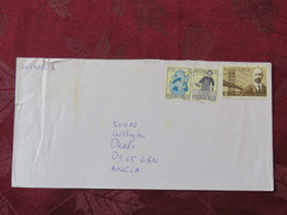 Poland 2000 Cover To England - Zodiac Pisces - Bridge - Storia Postale