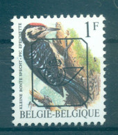 Belgique 1990 - Y & T  N. 488 Préoblitéré - Oiseaux (Michel N. 2401 X V) - Sobreimpresos 1986-96 (Aves)