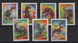 Tanzanie - N°1506 à 1513 - Faune Prehistorique - Cote 8€ - * Neufs Avec Trace De Charniere - Tanzanie (1964-...)
