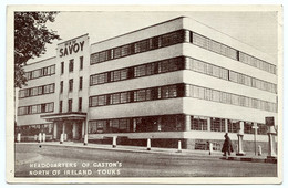 BANGOR : NEW SAVOY HOTEL - HEADQUARTERS OF GASTON'S NORTH OF IRELAND TOURS - Down