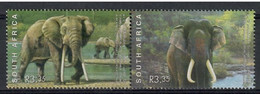 South Africa 2003 Mi 1530-1531 MNH  (ZS6 SAFpar1530-1531(Słonie)) - Elefantes