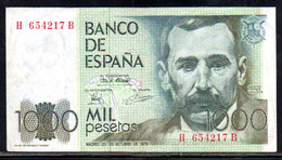 659-Espagne 1000 Pesetas 1979 H654B - [ 4] 1975-… : Juan Carlos I