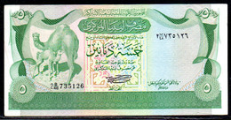 659-Libye 5 Dinars 1980 B48 Sig.4 - Libye