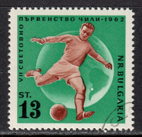 Bulgaria 1962 Mi# 1312 Used - World Soccer Championship, Chile - 1962 – Cile