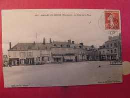 Carte Postale Mayenne 53. Meslay Du Maine. Le Haut De La Place - Meslay Du Maine