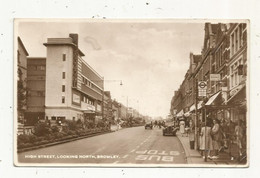 JC, Cp, Angleterre , BROMLEY ,high Street ,looking North , Commerces ,voyagée 1953 - Londres – Suburbios