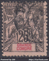 GRANDE COMORE : TYPE GROUPE N° 8 AVEC OBLITERATION LEGERE - Oblitérés