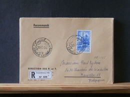 99/148 LETTRE LUX 1966 RECOMM. POUR LA BELG. - Cartas & Documentos