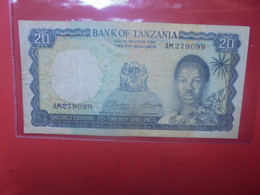 TANZANIE 20 SHILLINGS 1966 Signature N°1 Circuler (L.2) - Tanzanie