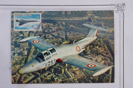 D96 FRANCE BELLE CARTE FDC  1969 1ER VOL CONCORDE +AIR FRANCE++AFFRANC.PLAISANT - 1960-.... Storia Postale