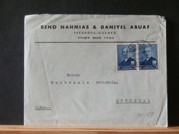 99/197 LETTRE. TURC  POUR LA SUEDE - Lettres & Documents