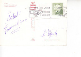 MONACO  1982 -  Etichetta "Centre De Congrés" - Storia Postale