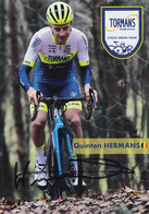 Cyclisme , QUINTEN HERMANS - Ciclismo