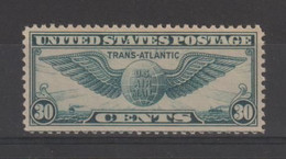 U.S.A.:  1939  TRANS-ATLANTIC  -  30 C. BLEU  UNUSED  STAMP  -  YV/TELL. 25 - 1b. 1918-1940 Nuevos